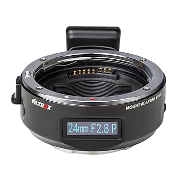 Amazon | VILTROX マウントアダプター EF-E5（五代目）レンズ
